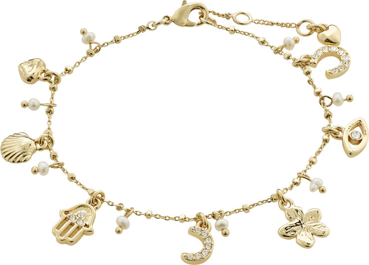 Pilgrim PRUCENCE recycled bracelet gold-plated Guld