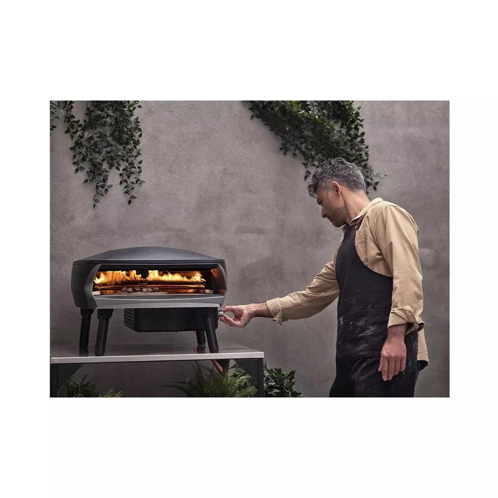 WITT Pizzaofen Etna Rotante matt grau