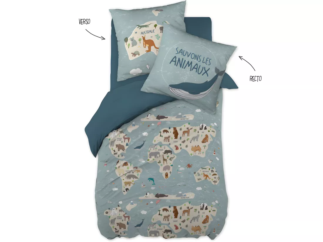 Parure de couette 140 x 200 