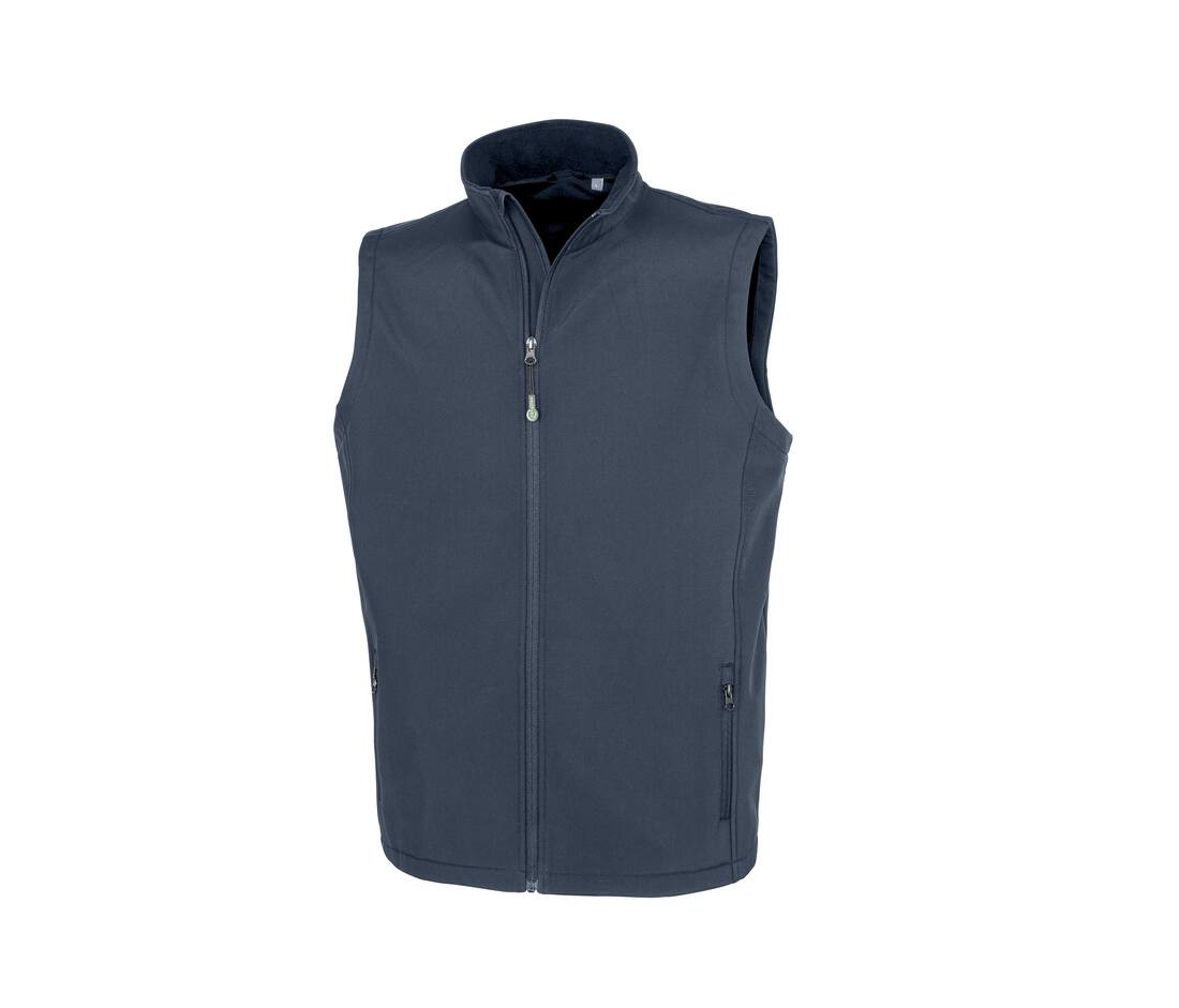 RESULT RS902M - Bodywarmer Softshell homme en polyester recyclé