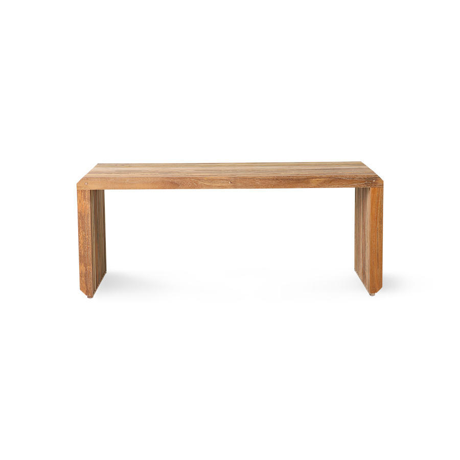 Eetkamerbank Slatted Bench teak