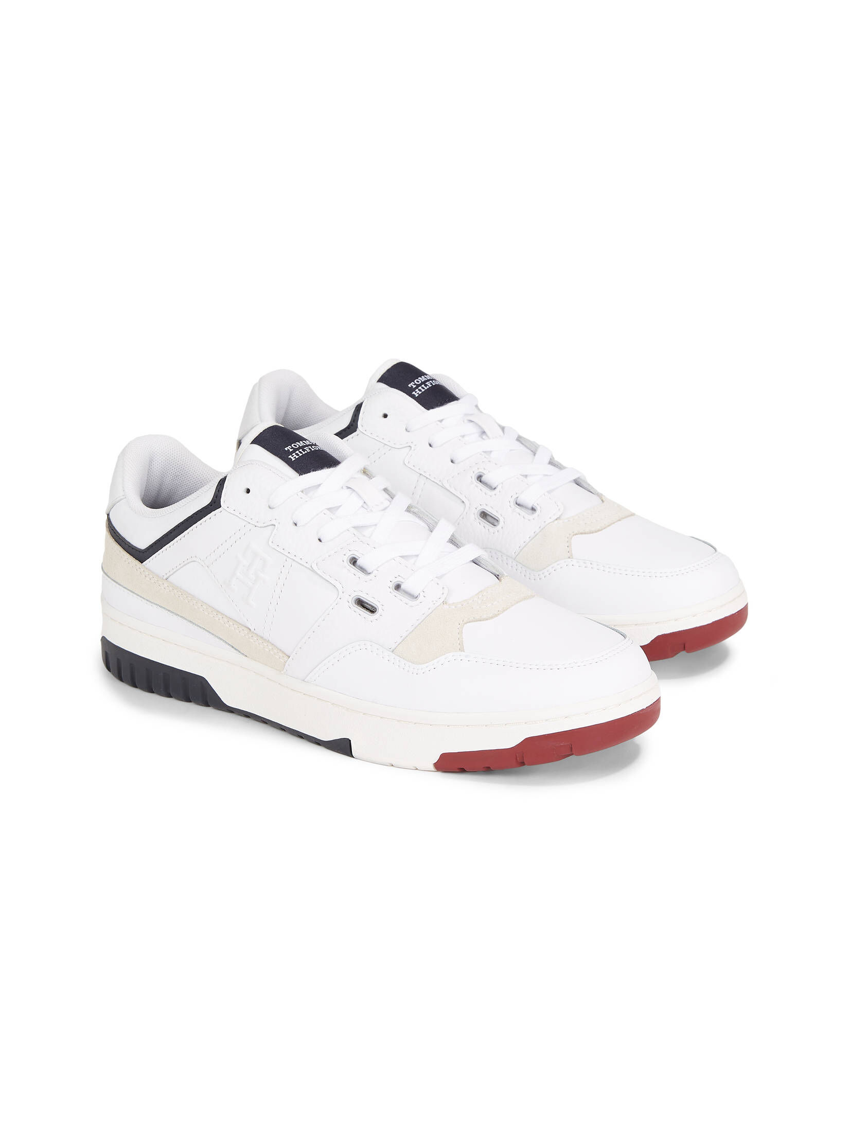 Tommy Hilfiger| Herren Sneaker TH BASKET STREET mit Leder