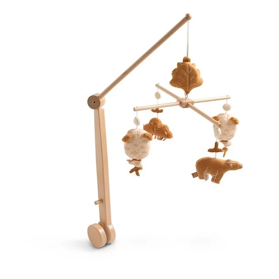 Orsino Mobile Musical   Vanille / Camel        de               Sauthon Baby Déco