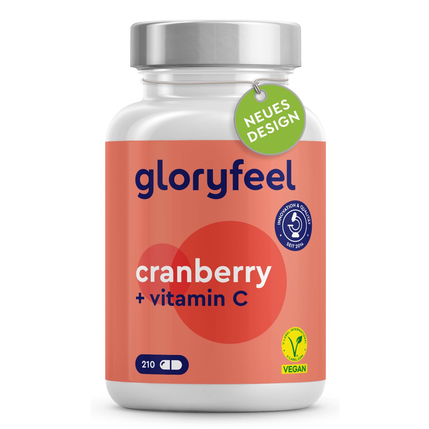 gloryfeel® Cranberry Extrakt + Vitamin C  Kapseln