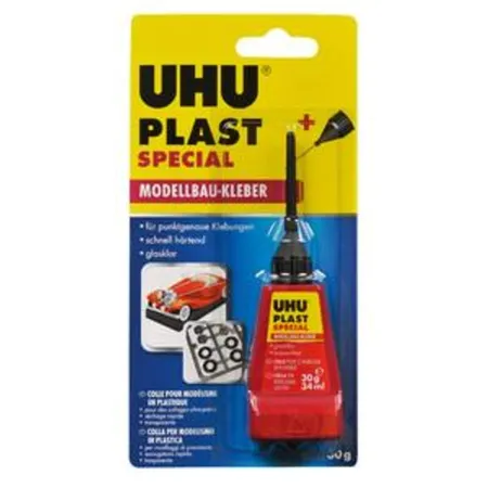 UHU Kunststoffkleber PLAST Spezial 30g Flasche mit Feindosierspitze