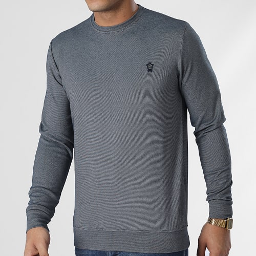 Sweat Crewneck RBL6181 Bleu Marine Chiné