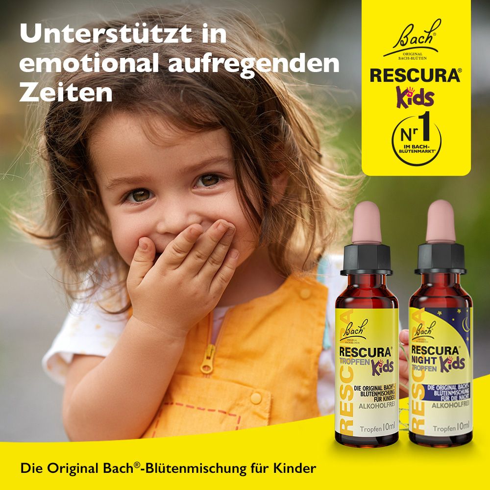Bach® RESCURA™ Tropfen Kids alkoholfrei + Bach® RESCURA® NIGHT Kids