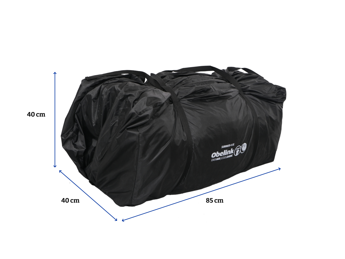 Obelink Summer 4 XL Easy Air CoolDark tunneltent