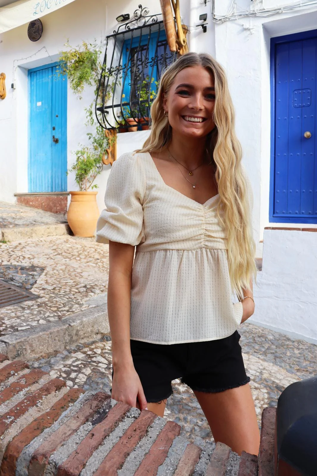 Liberte Pi-Ss-Blouse creme