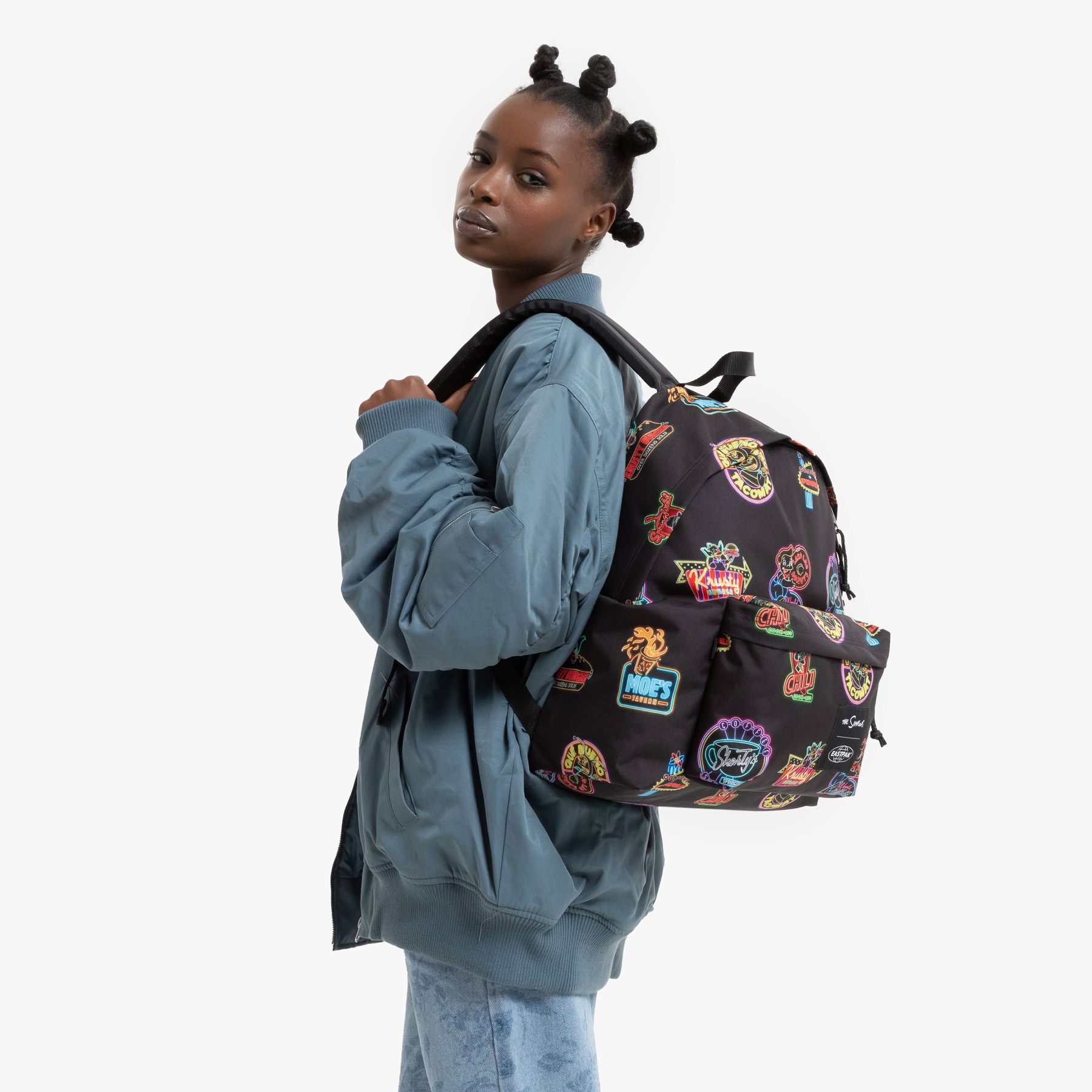 Padded Pak'r Simpsons Neon Print