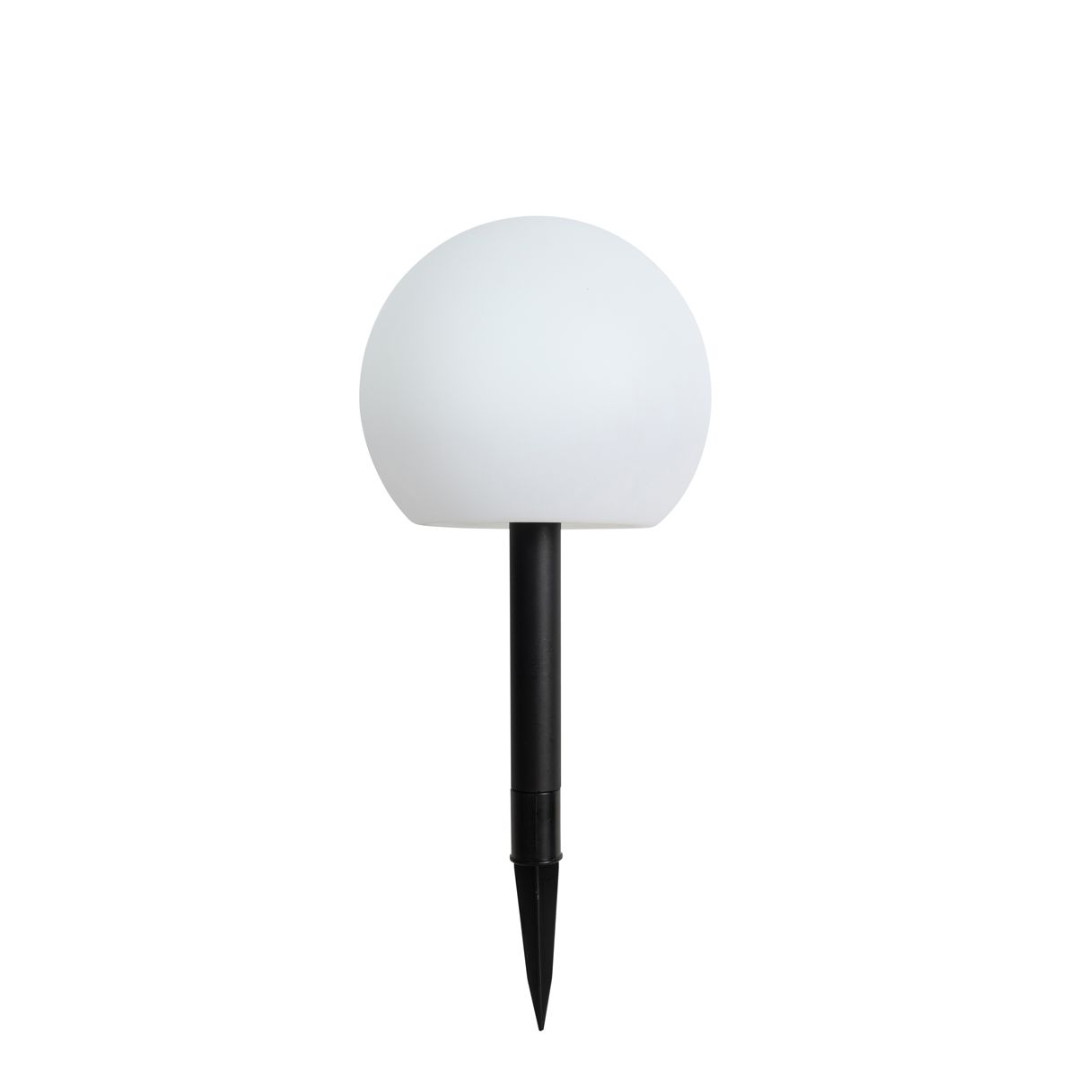 Buitenlamp wit 20 cm incl. LED IP44 solar RGBW - Ludger