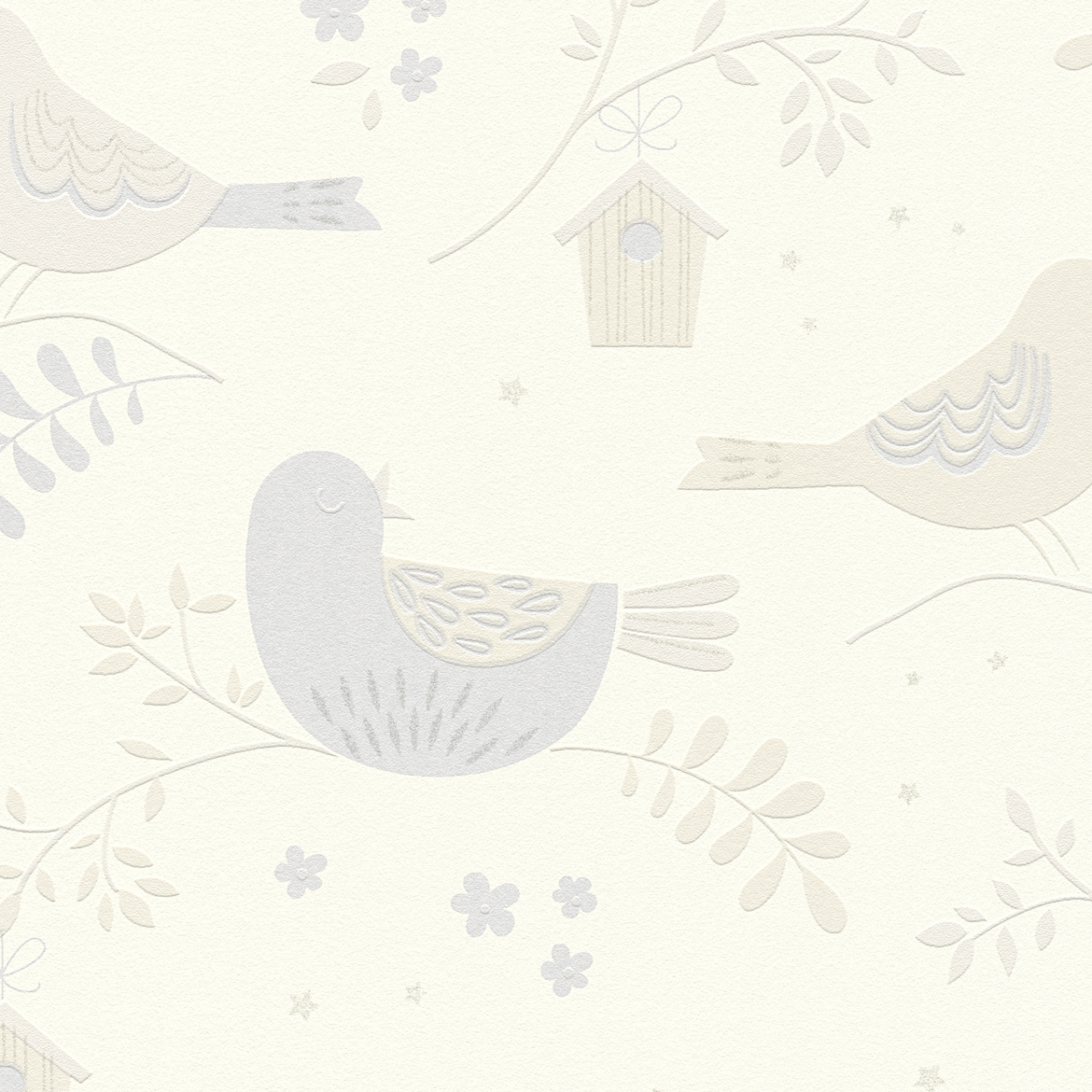 Papiertapete BOYS & GIRLS 6 - beige-grau - 10 Meter