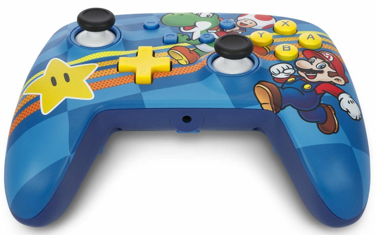 Switch - Power A Wired Controller Mushroom Kingdom