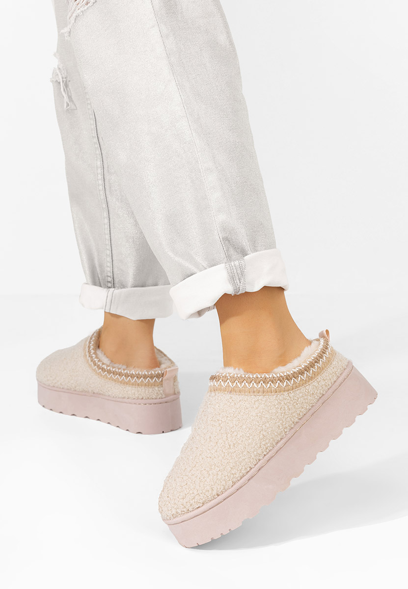 Sabots femme beige Laurence