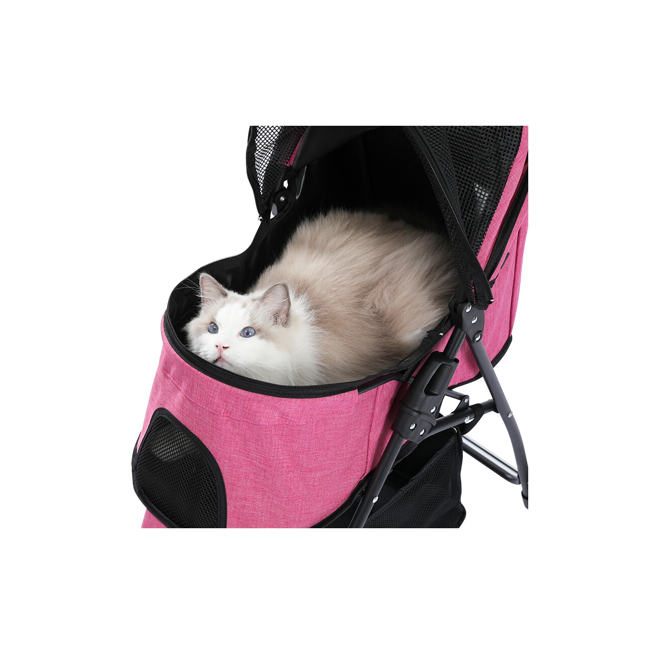 Pawz Road Hundewagen 77×43×92 cm pink