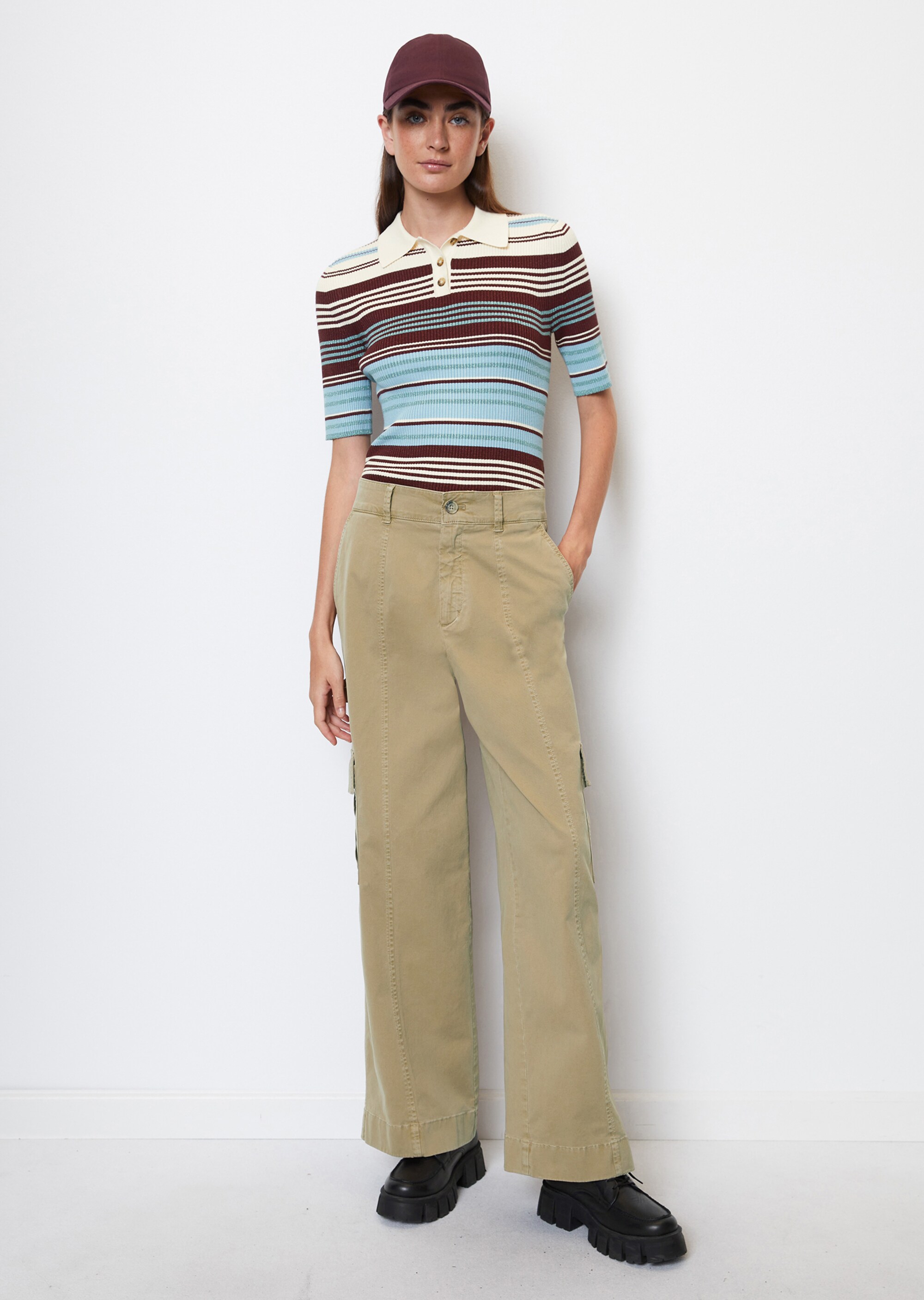 Cargohose looseaus Twill-Qualität