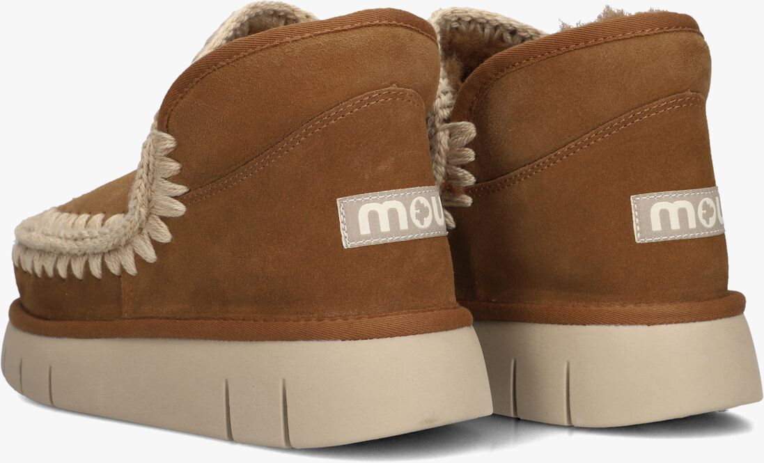cognac mou vachtlaarzen eskimo bounce sneaker