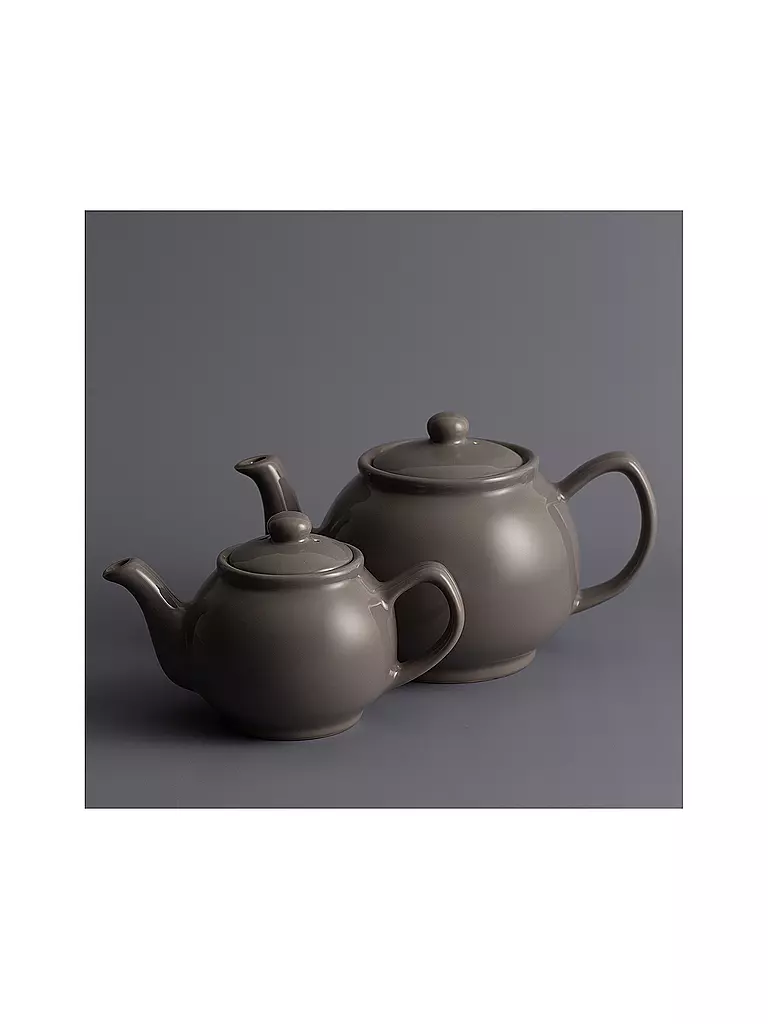 PRICE & KENSINGTON Teekanne 0,45l Anthrzit glänzend grau
