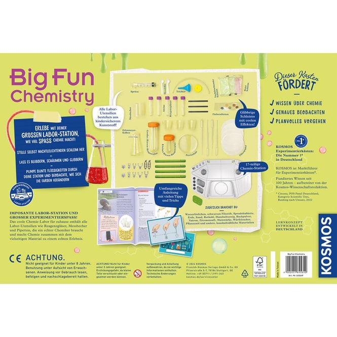 Big Fun Chemistry - Deine verrückte Experimentier-Station