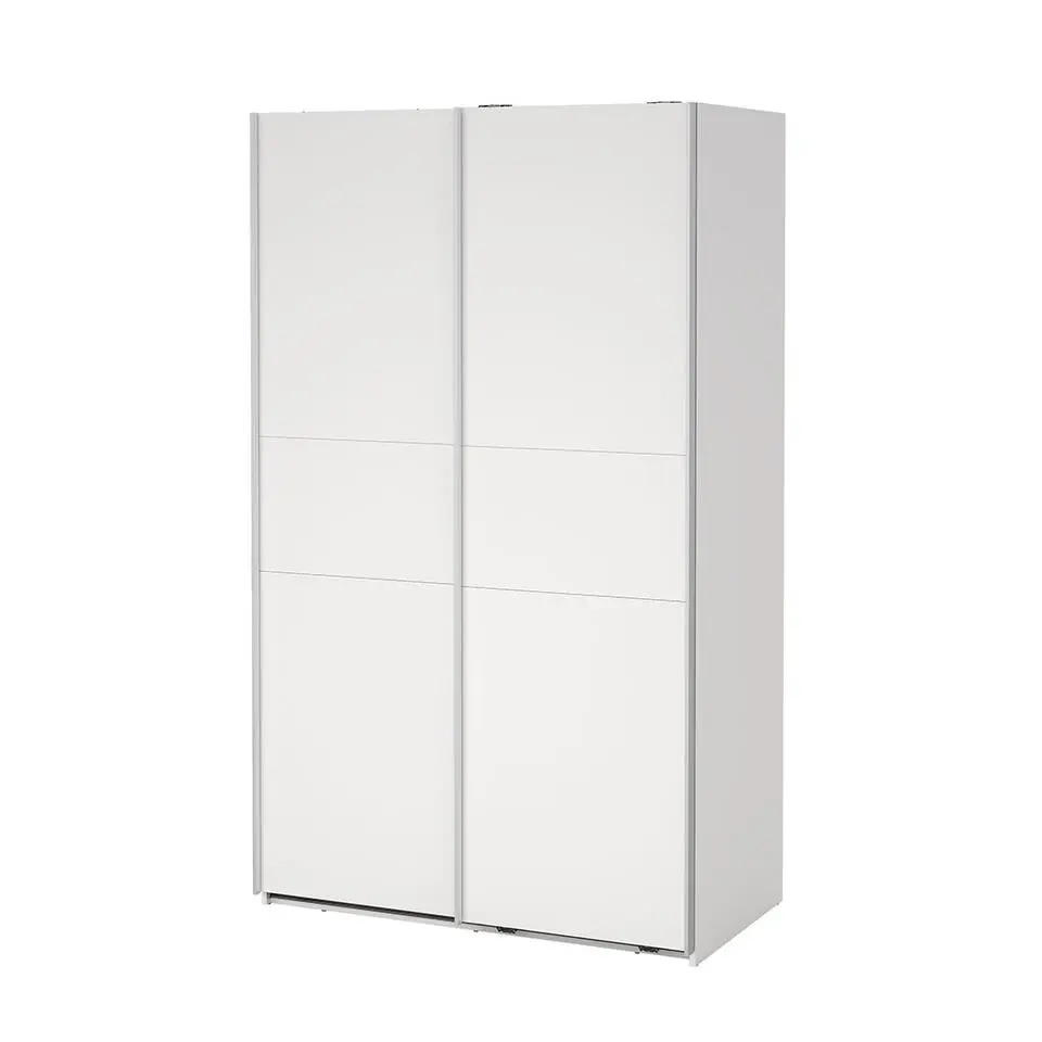 Hioshop Como schuifdeurkast 2 deuren 120x200cm wit