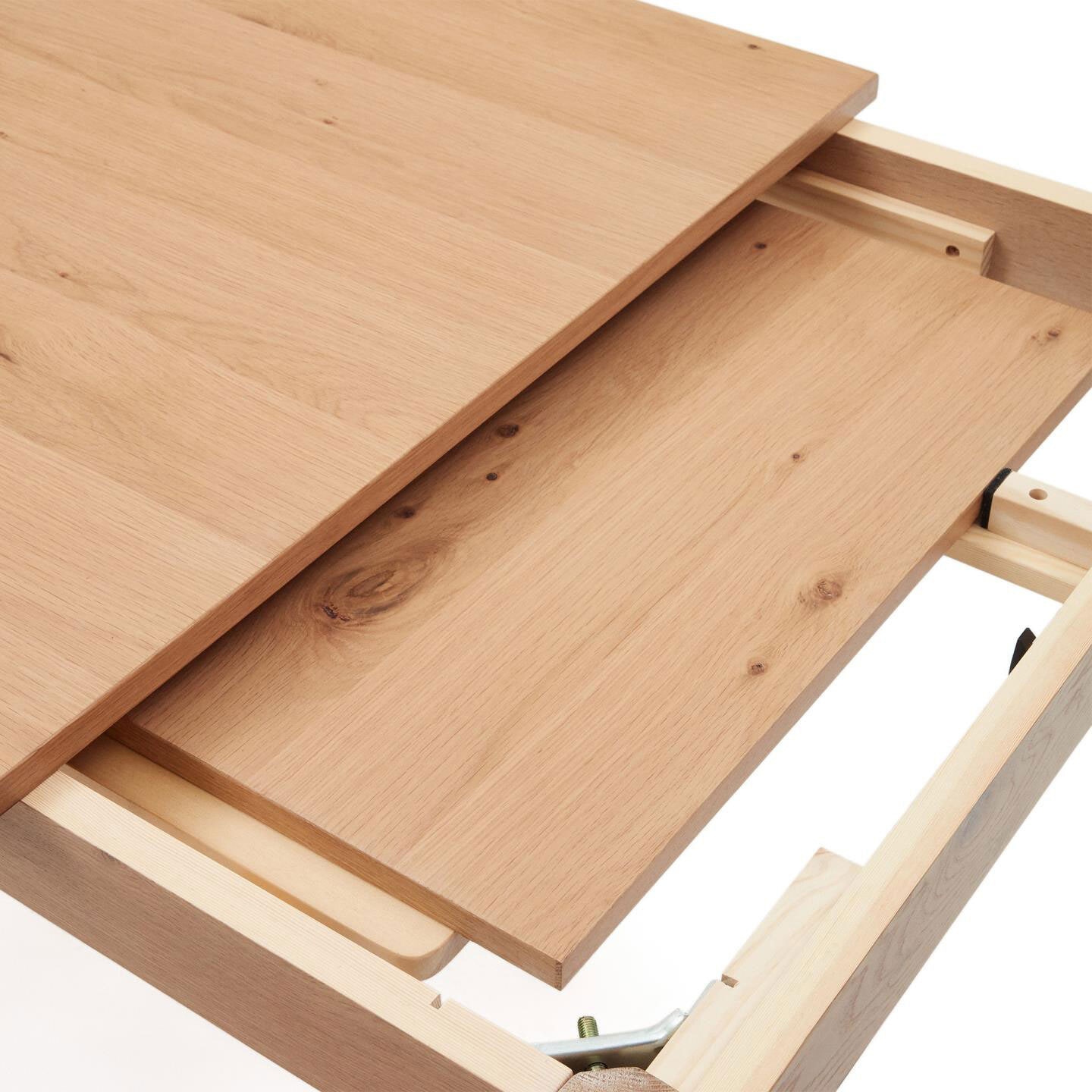 Kave Home Ausziehbarer Esstisch YAIN 160 - 220 x 80 cm braun