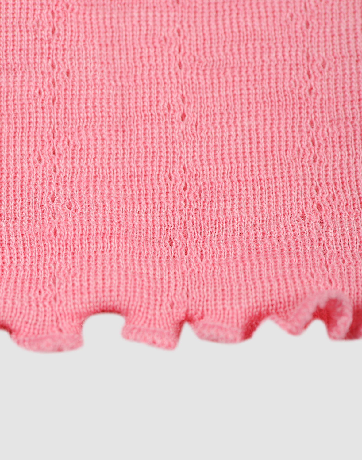 Pointelle shorts van merinowol/zijde voor kinderen