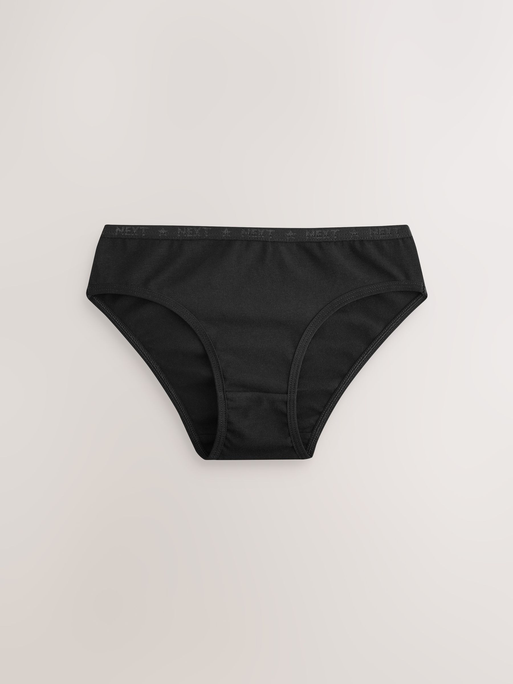 Zwart - Verpakking van 5 bikinibroekjes (5-16 jr)