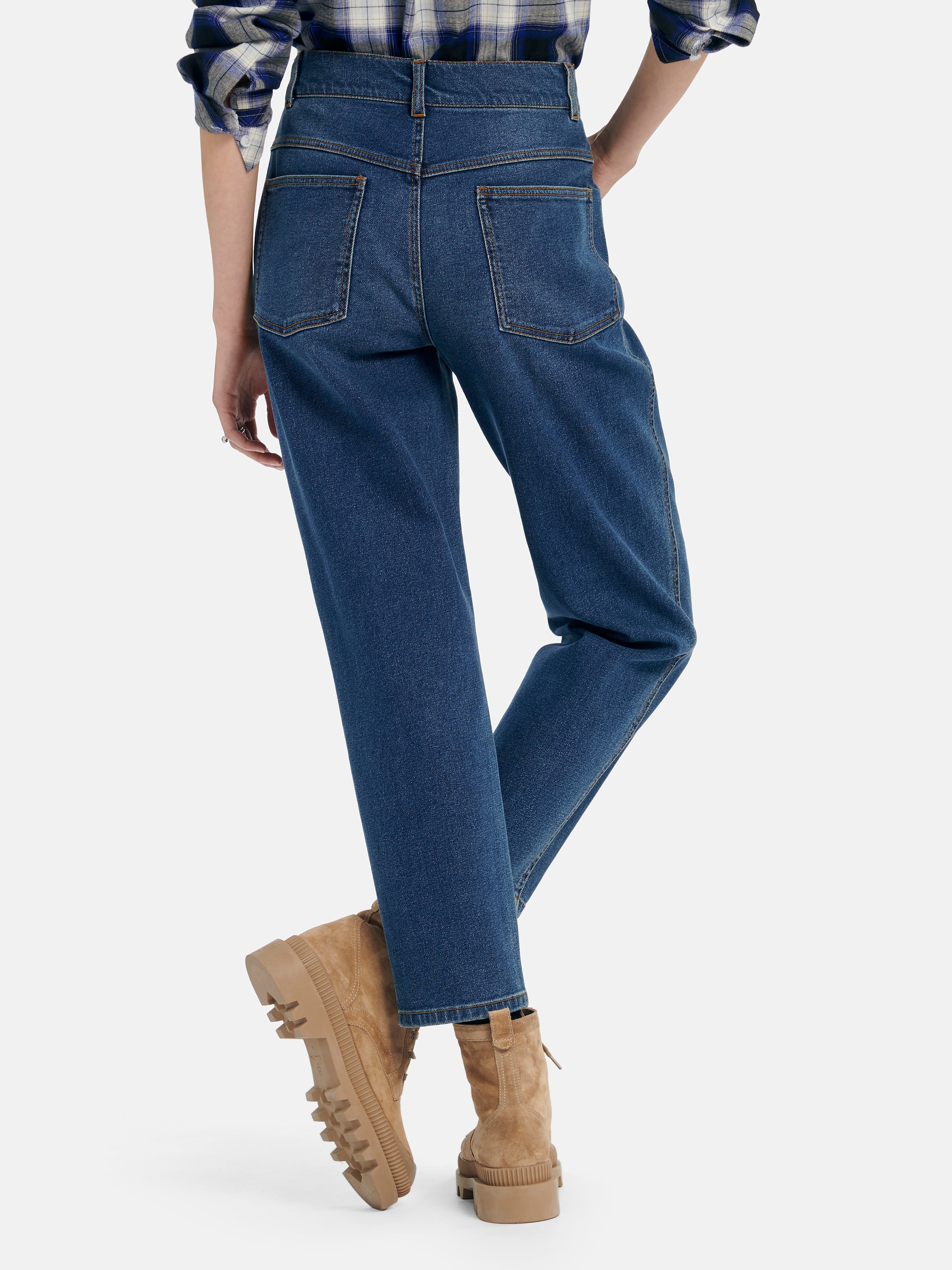 Knöchellange Slim Fit-Jeans