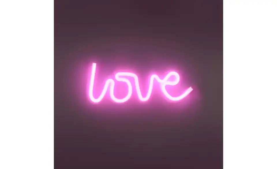 Paul Neuhaus Neonleuchte 12,5 cm 2 cm 12,5 cm LOVE