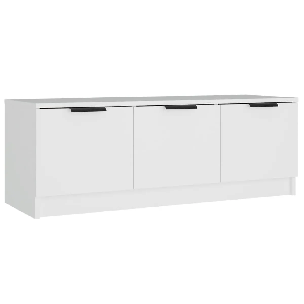 vidaXL Meuble TV Blanc 102x35x36,5 cm