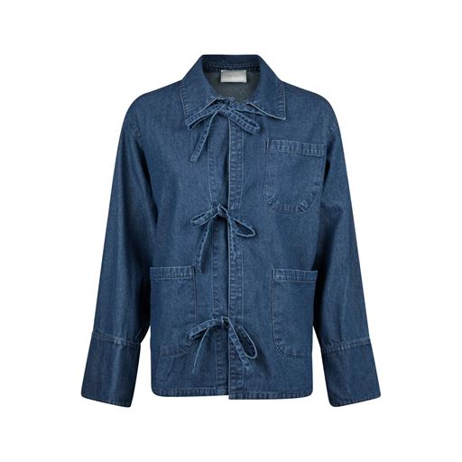Neo Noir Starlie Denimskjorte, Dark Blue, 36