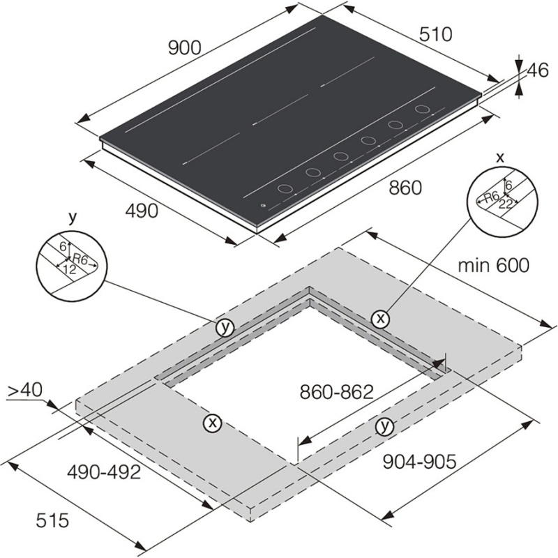 Plaque induction Asko HID956MFC