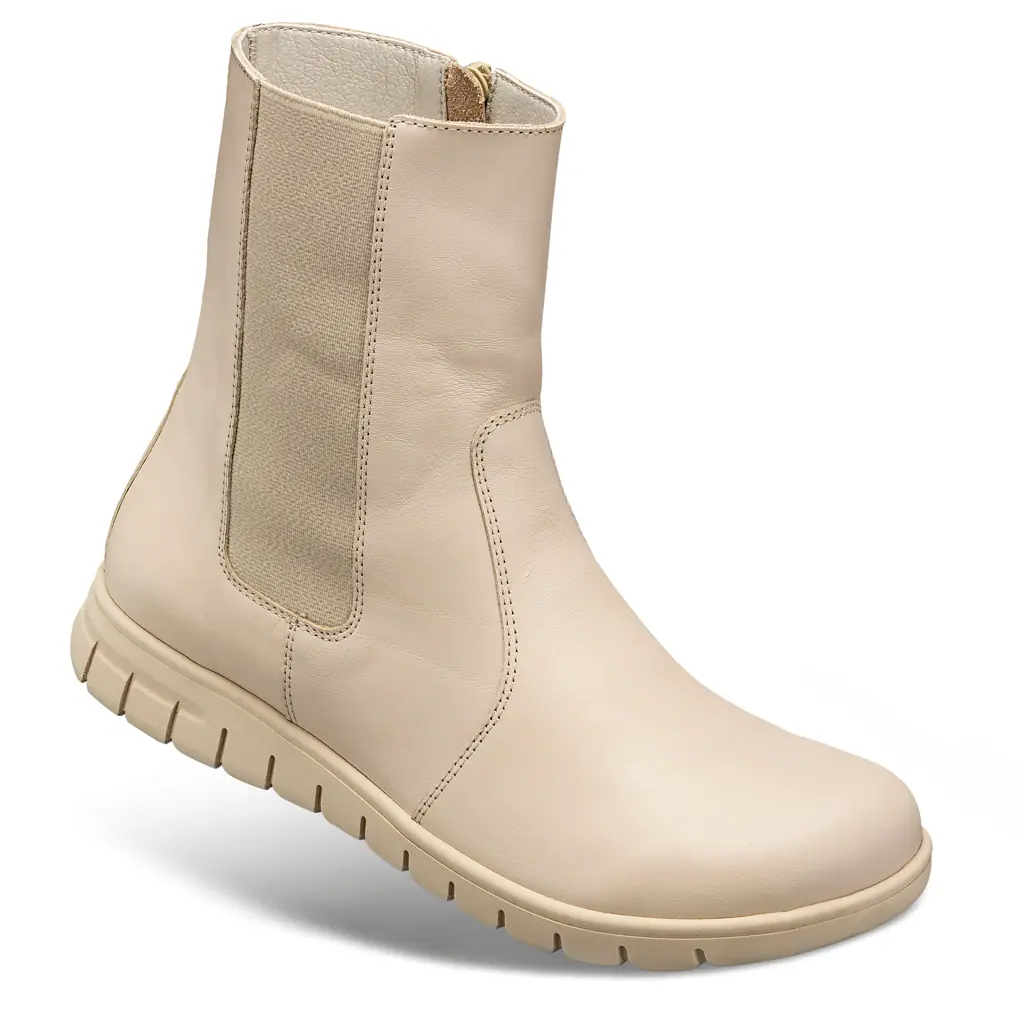 DAMEN - Stiefelette ANNA creme