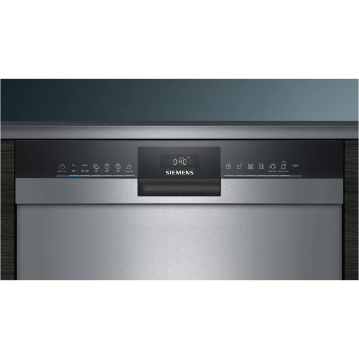 Siemens Geschirrspüler-Set SN43HSEPCE - Unterbau-Spüler Edelstahl + Besteckkorb