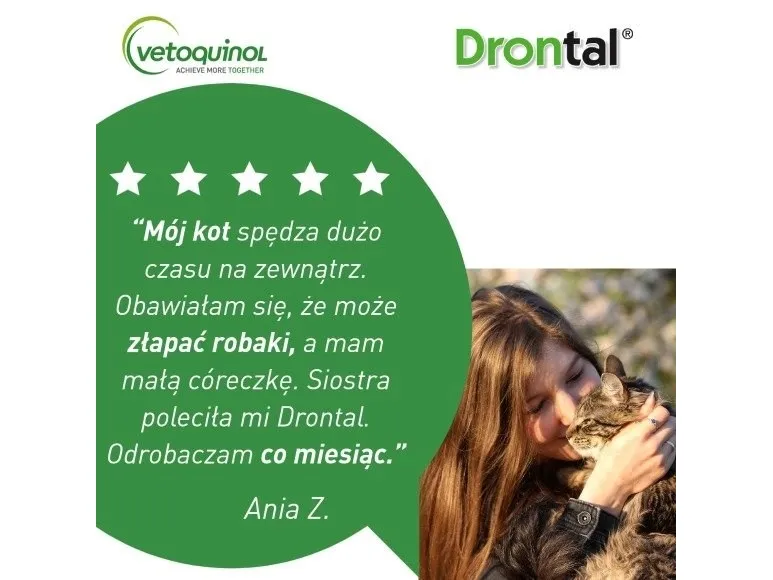 VETOQUINOL Drontal - anti-parasit tabletter til katte - 2 stk.
