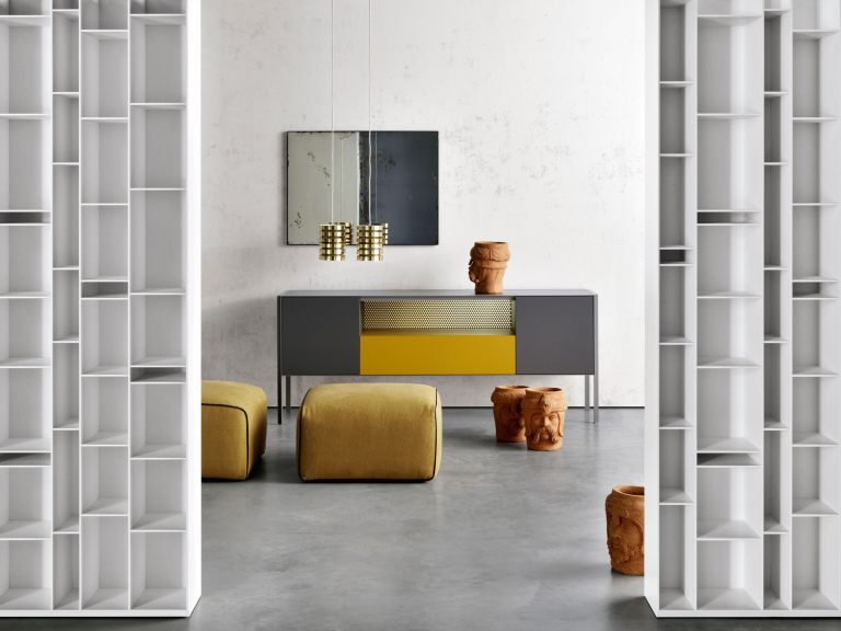 MDF Italia Random boekenkast wit