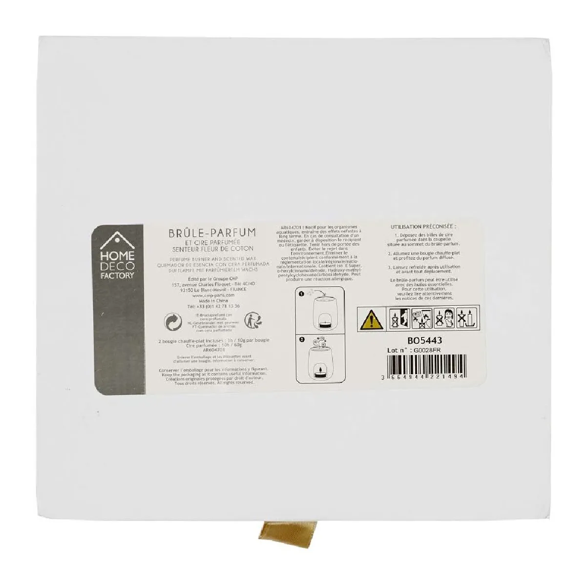 The Home Deco Factory Coffret brûle parfum