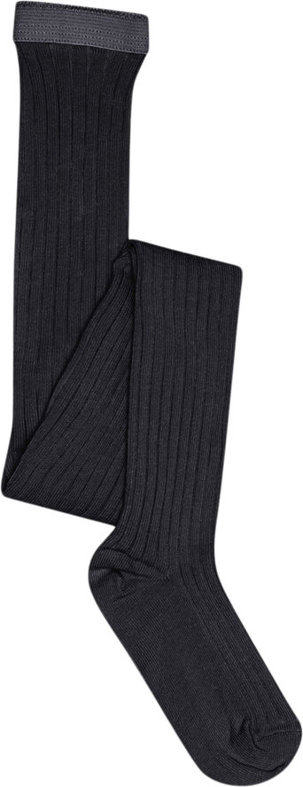 mpKids Tights cotton rib Sort