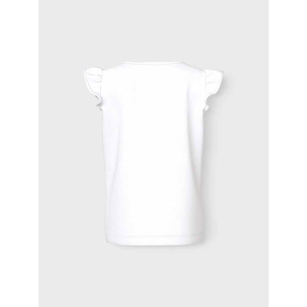 Køb Name It Bright White Yellow Flower Vayana Capsl Top
