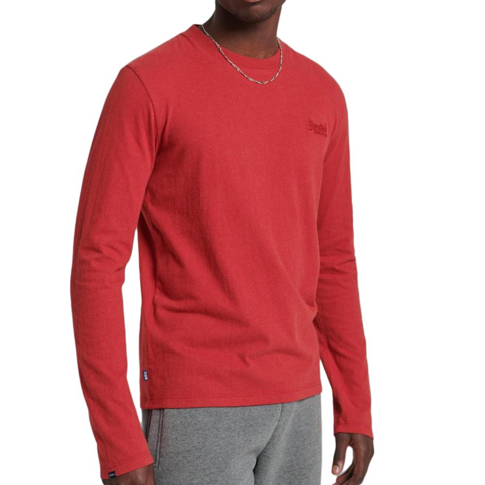 Superdry T-shirt Manches Longues Rouge Homme Superdry M6010550A-02A
