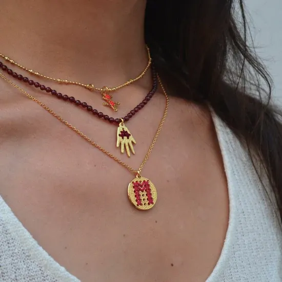 Collier Grenat Camille Enrico