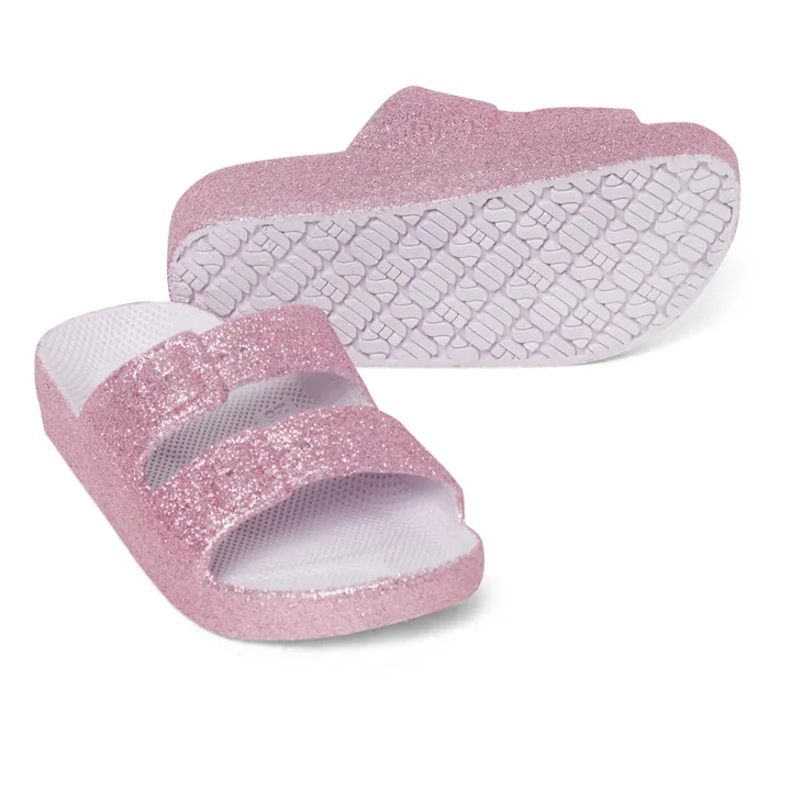 Freedom Moses Sandales Basic Paillettes | Rose