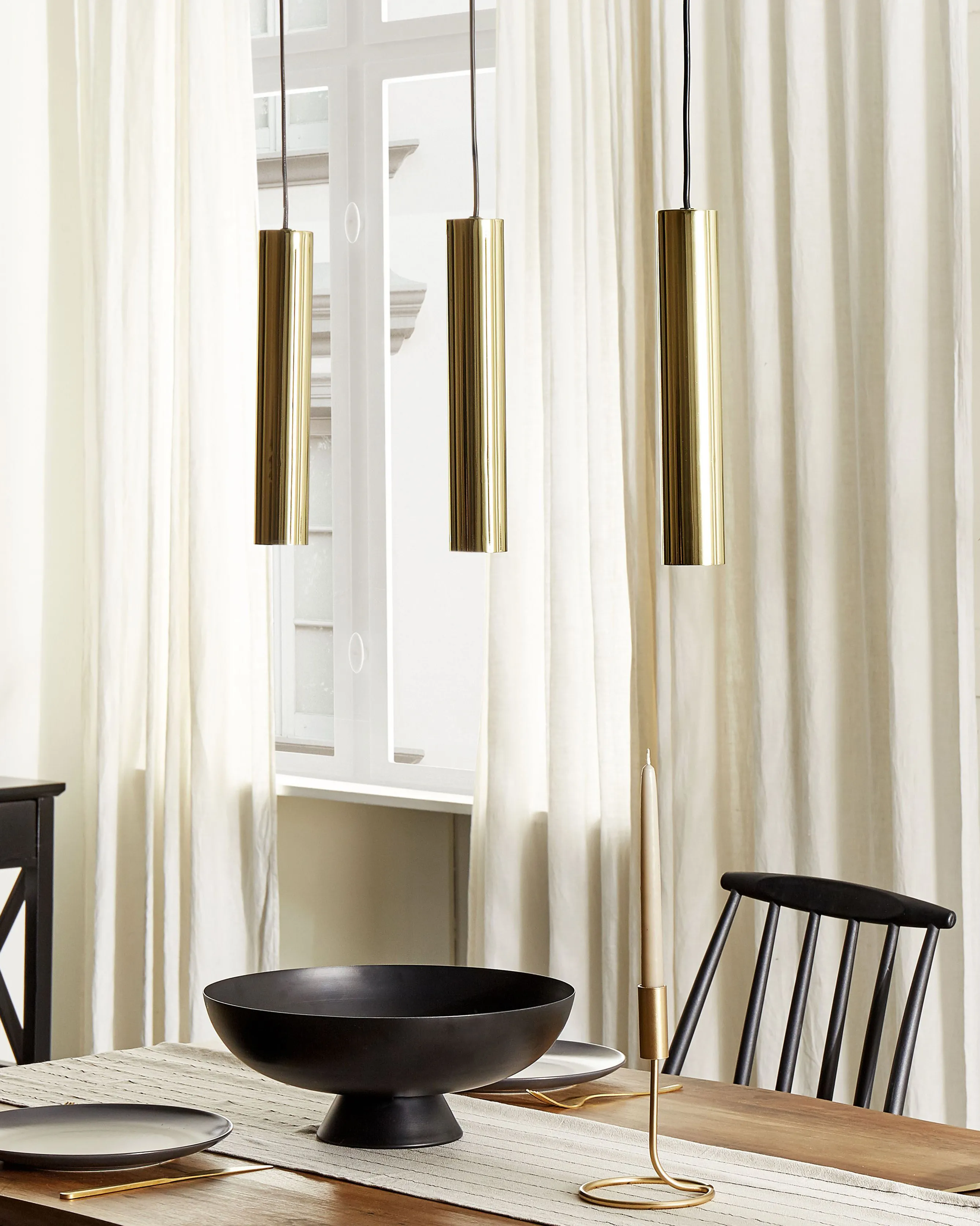 Hanglamp BROSNA Metaal Messing