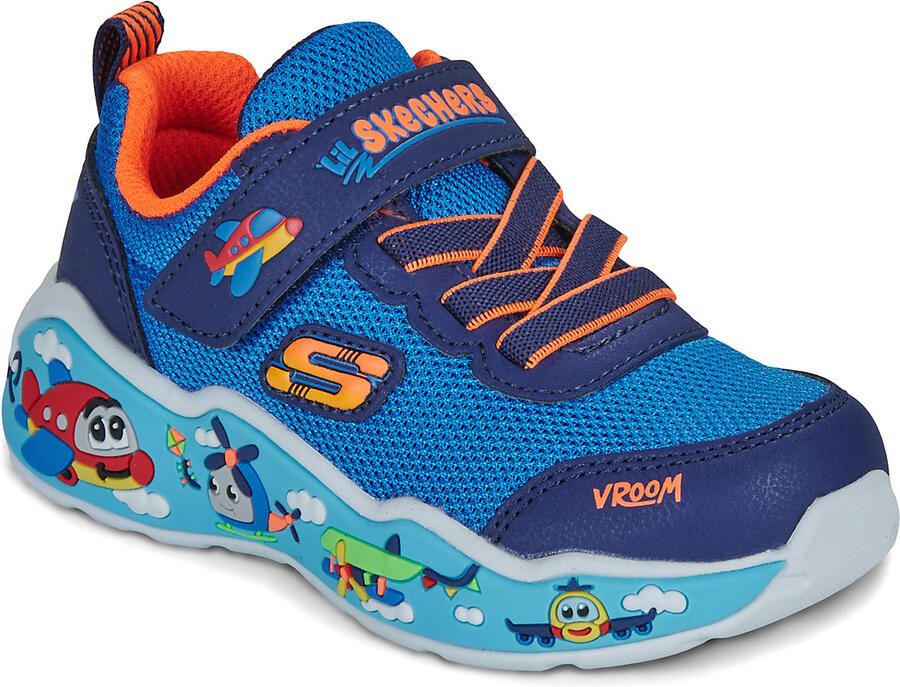 Skechers Play Scene Babyschoenen Blauw Plastic