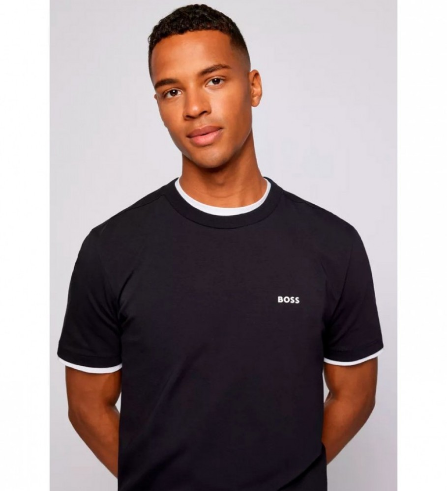 Camiseta BOSS com logo preto