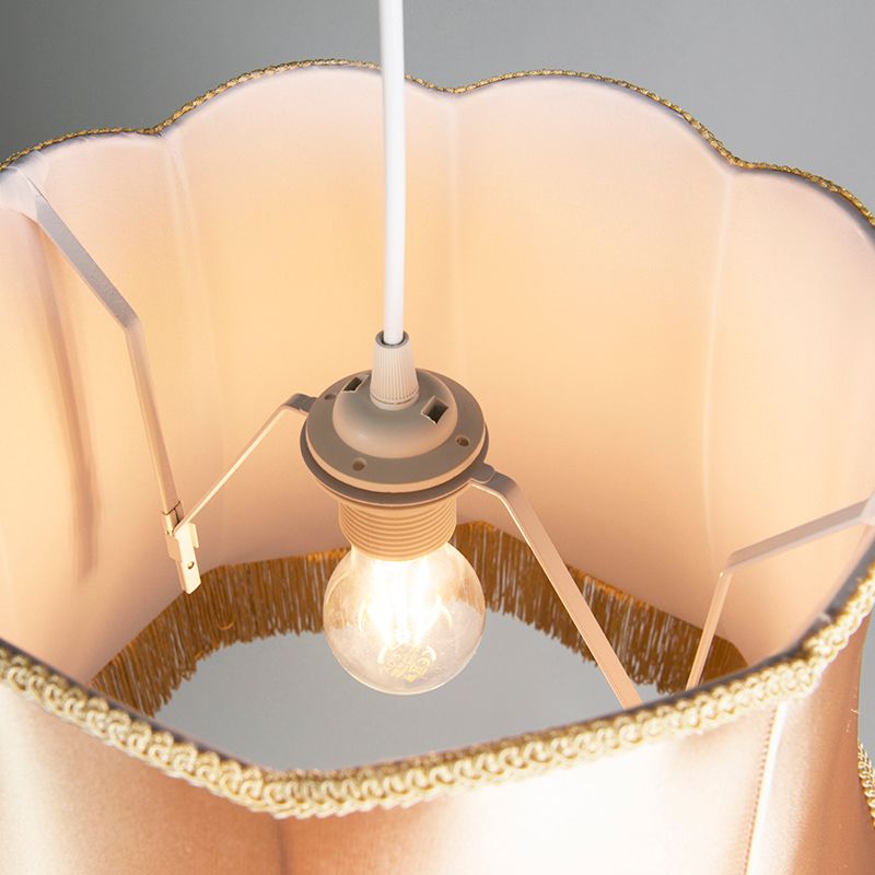 Retro hanglamp goud 45 cm - Granny