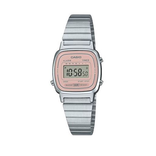 Casio Vintage LA670WEA-4A2EF Digitalur, Silver, 24 mm