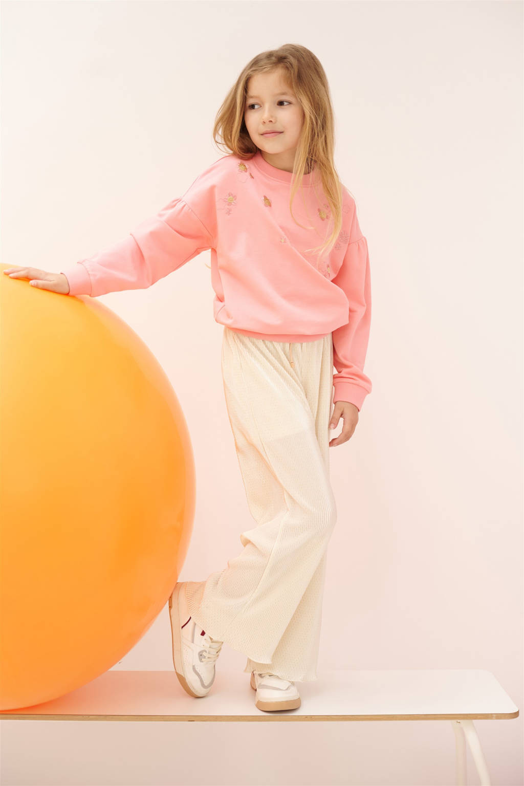 NONO loose casual broek goud