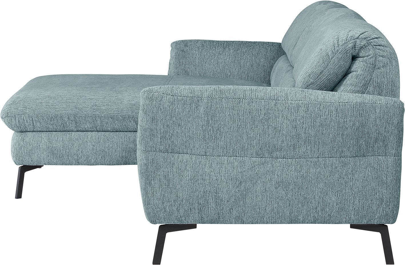 SEBO Ecksofa - Hellblau / B: 284.0 cm x T: 161.0 cm x H: 84.0 cm