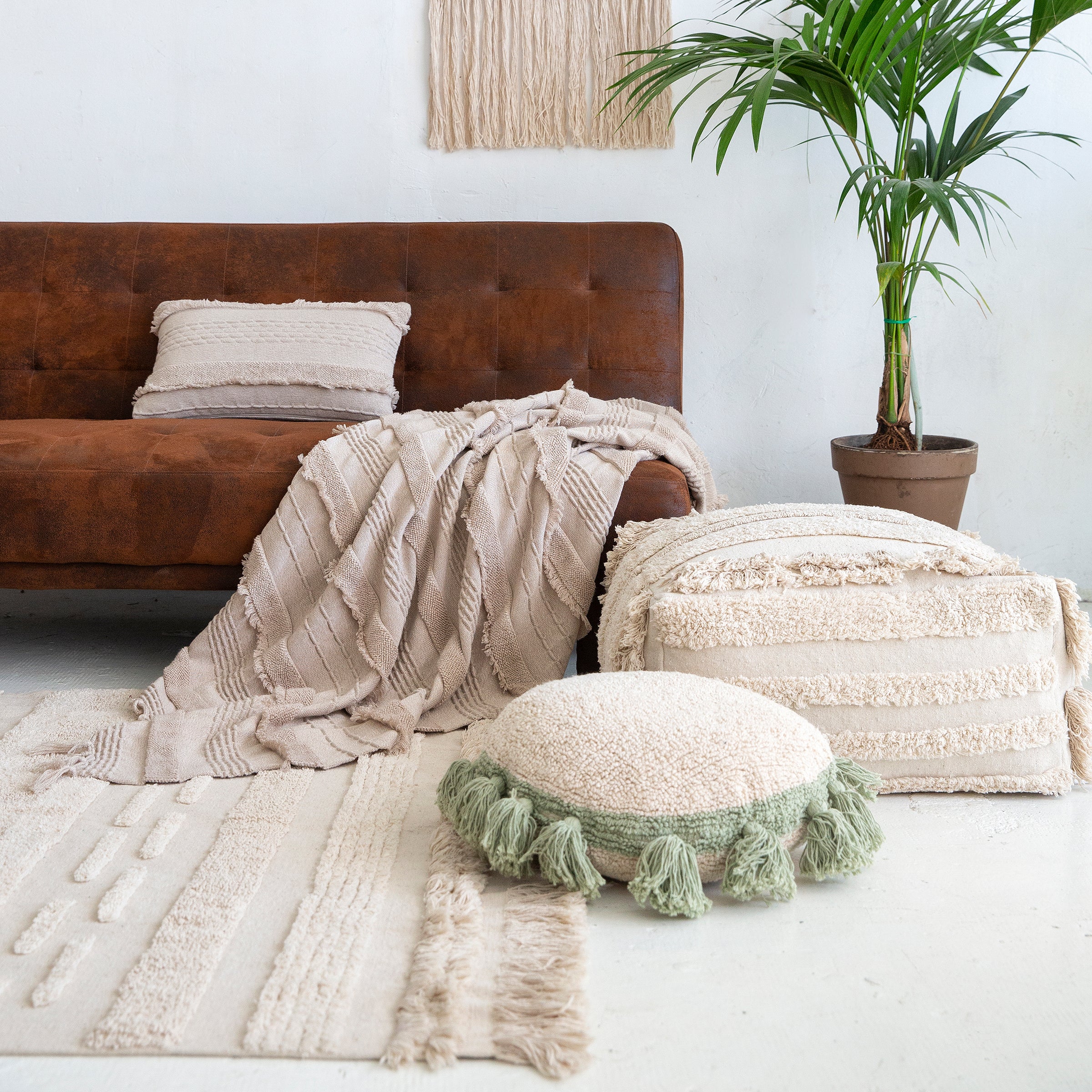 Lorena Canals Air Poef - Naturel